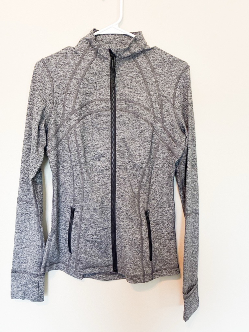 lululemon athletica Gray Heather Full-Zip Define Jacket
